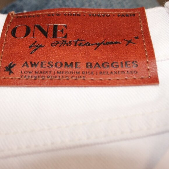 NWT One Teaspoon White Awesome Baggies Size 23 Distressed - Picture 6 of 6